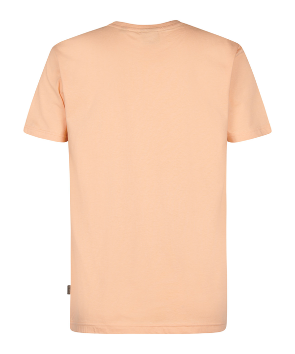 Petrol t-shirt logo oranje achterkant Petrol T-shirt classic logo | Licht oranje