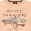 Petrol t-shirt logo oranje detail Petrol T-shirt classic logo | Licht oranje