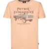 Petrol t-shirt logo oranje voorkant Petrol T-shirt classic logo | Licht oranje