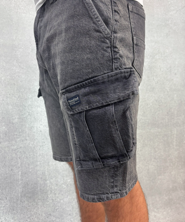 Petrol Torino Cargo korte broek | Zwart