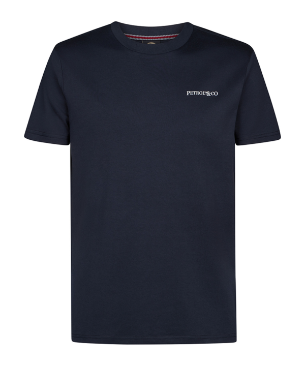 M-1060-TSR745 Navu Blue Voorkant Petrol T-shirt | Donker blauw