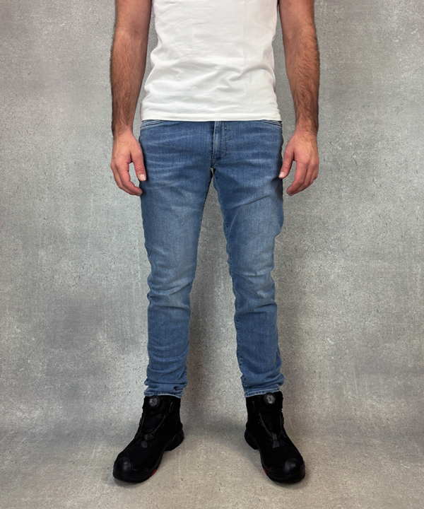 Werkspijkerbroek Petrol Seaham | Blauw