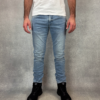 Werkspijkerbroek Petrol Seaham | Bleach