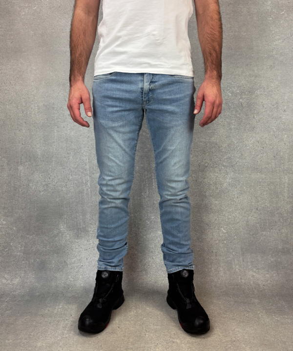 Werkspijkerbroek Petrol Seaham | Bleach