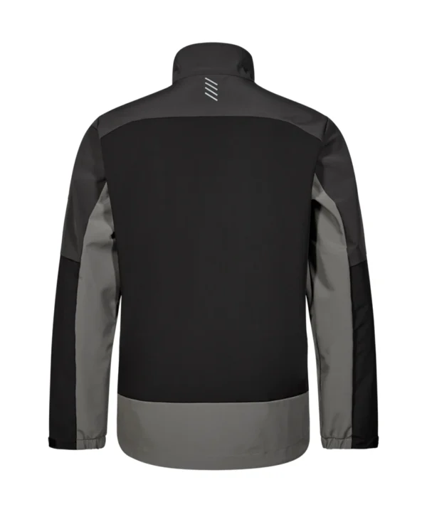 Engel Entire softshell jack | Zwart/antracietgrijs