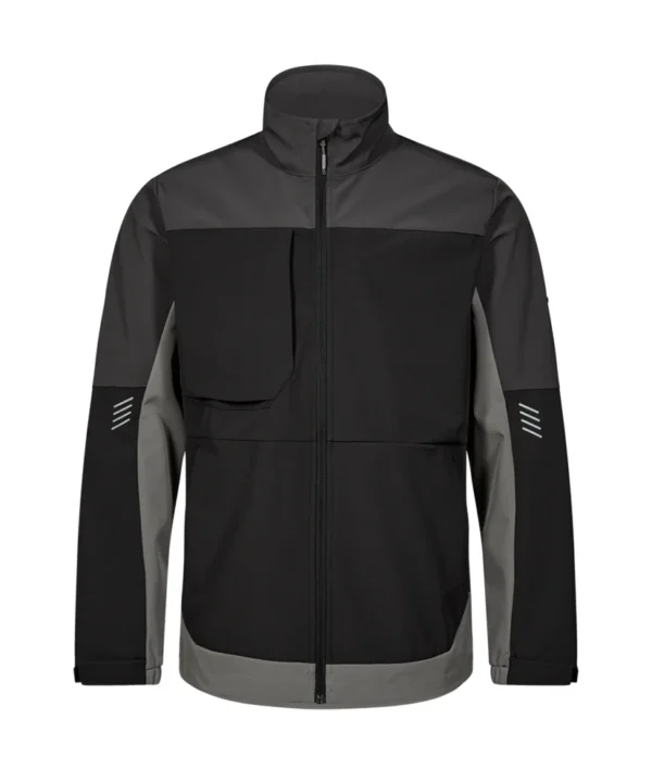 Engel Entire softshell jack | Zwart/antracietgrijs