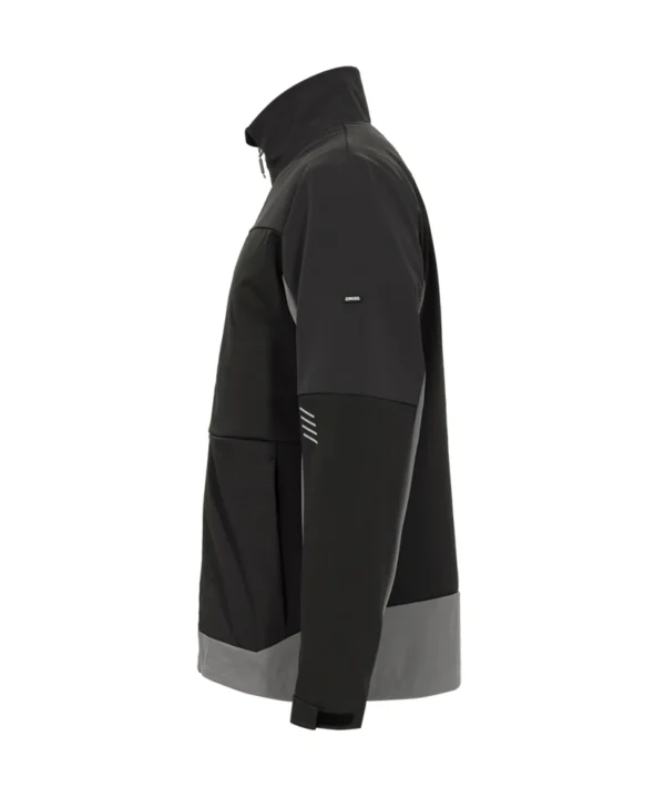 Engel Entire softshell jack | Zwart/antracietgrijs