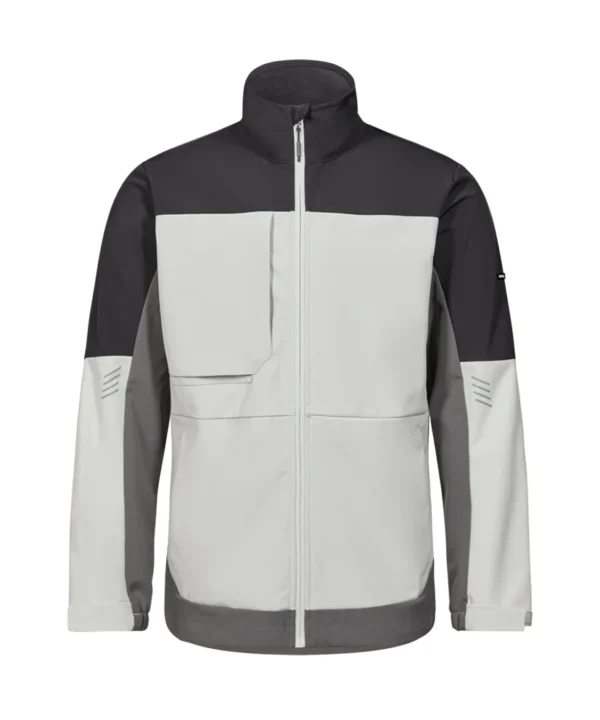 Engel Entire softshell jack | Off white/antraciet grijs