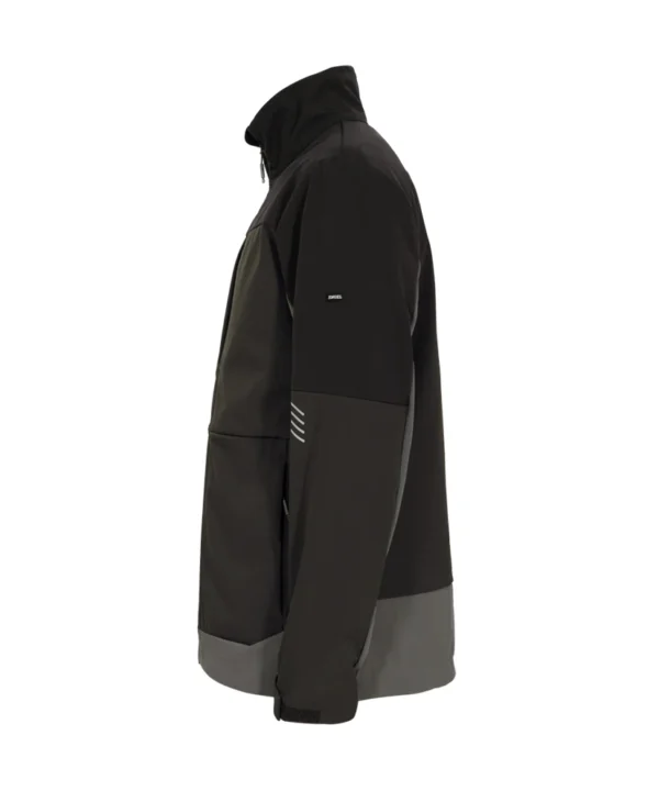 Engel Entire softshell jack | Antracietgrijs/zwart
