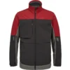 Engel Entire softshell jack | Antracietgrijs/rood