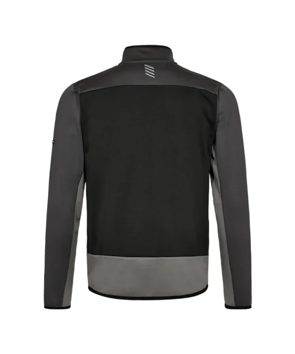 Engel Entire Midlayer jack 2079 achter Engel Entire Midlayer jack | Zwart/antracietgrijs