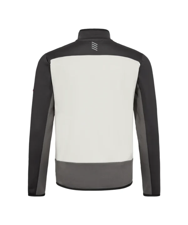 Engel Entire Midlayer jack | Off white/antraciet grijs