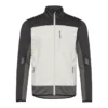 Engel Entire Midlayer jack | Off white/antraciet grijs