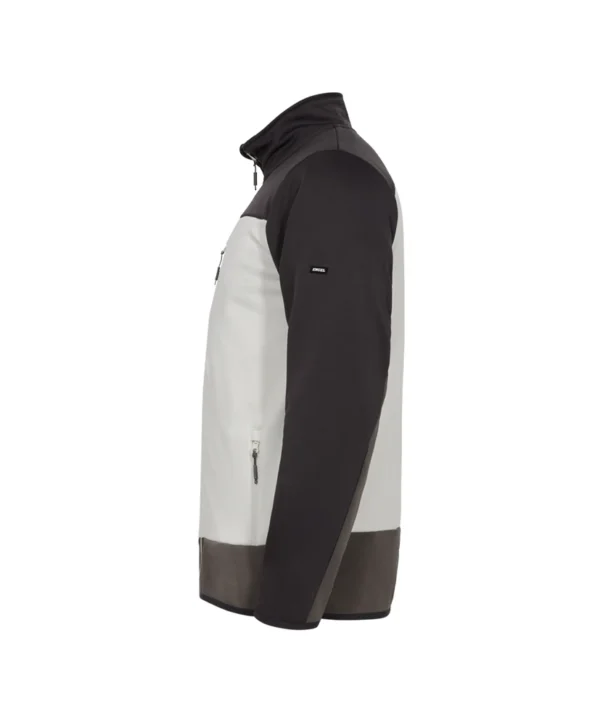 Engel Entire Midlayer jack | Off white/antraciet grijs