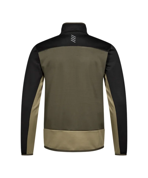 Engel Entire Midlayer jack | Bosgroen/zwart