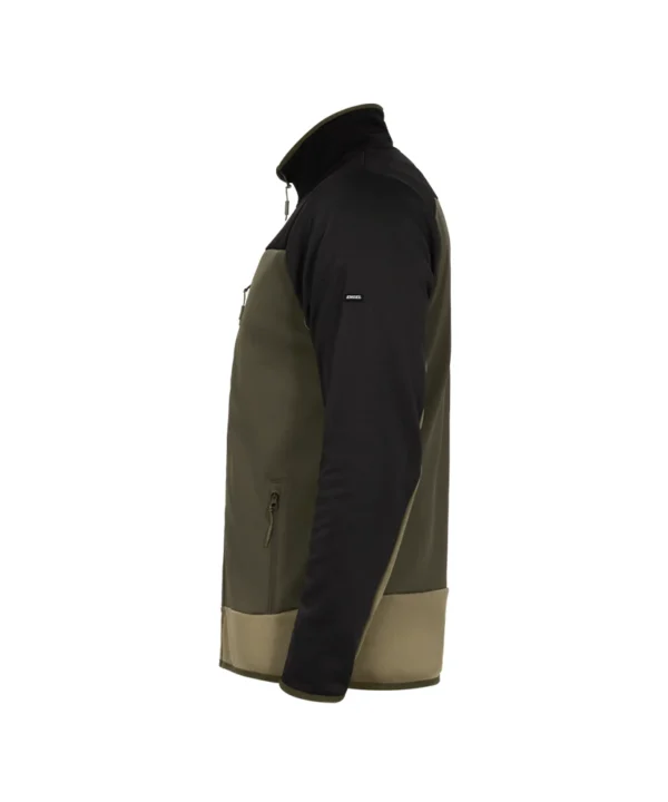 Engel Entire Midlayer jack | Bosgroen/zwart