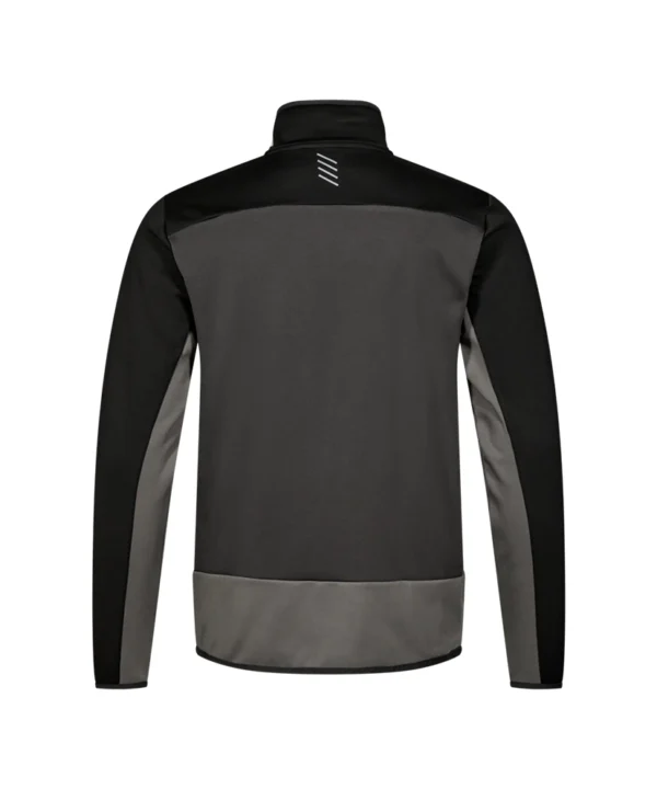 Engel Entire Midlayer jack | Antracietgrijs/zwart