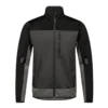 Engel Entire Midlayer jack | Antracietgrijs/zwart