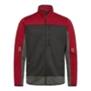 Engel Entire Midlayer jack | Antracietgrijs/rood