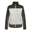 Engel Entire Midlayer jack dames 30179 voor Engel Entire Midlayer jack dames | Off white/antraciet grijs