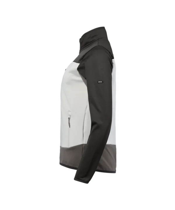 Engel Entire Midlayer jack dames 30179 zij Engel Entire Midlayer jack dames | Off white/antraciet grijs