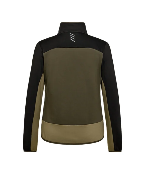 Engel Entire Midlayer jack dames 5320 achter Engel Entire Midlayer jack dames | Bosgroen/zwart