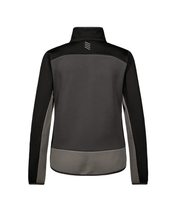 Engel Entire Midlayer jack dames | Antracietgrijs/zwart