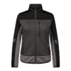 Engel Entire Midlayer jack dames | Antracietgrijs/zwart
