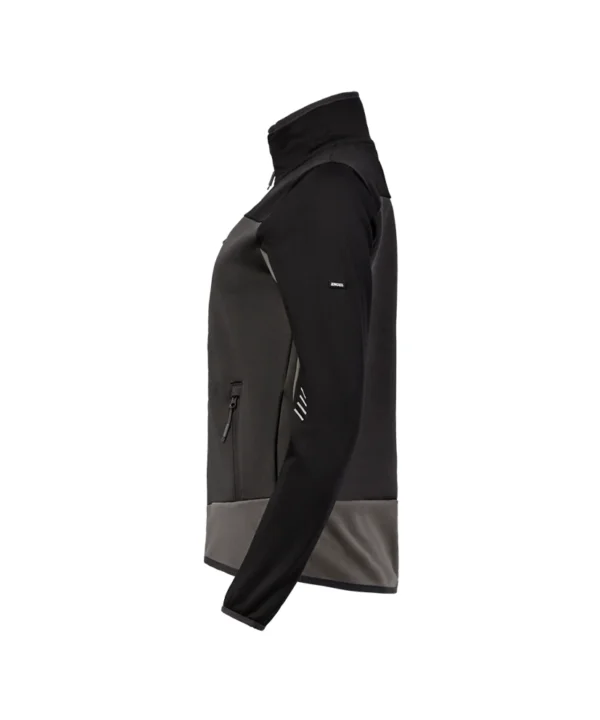 Engel Entire Midlayer jack dames | Antracietgrijs/zwart