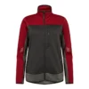 Engel Entire Midlayer jack dames | Antracietgrijs/rood
