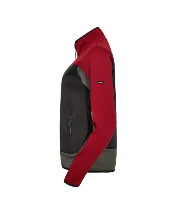 Engel Entire Midlayer jack dames | Antracietgrijs/rood