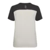 Engel Entire T-shirt dames | Off white/antraciet grijs