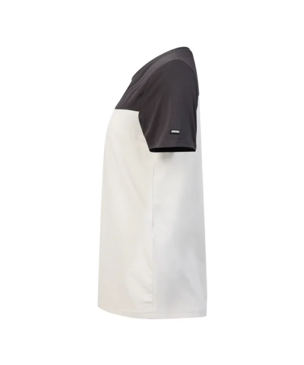 Engel Entire T-shirt dames | Off white/antraciet grijs