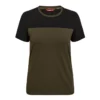 Engel Entire T-shirt dames | Bosgroen/zwart