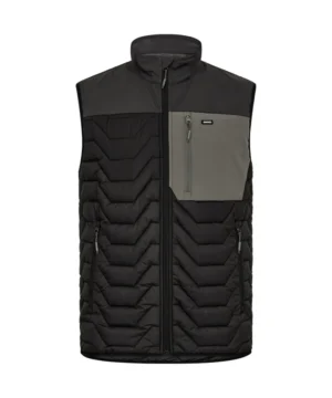 Engel Entire gewatteerd bodywarmer | Zwart/antracietgrijs