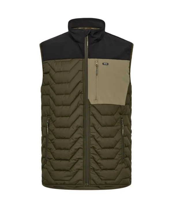 Engel Entire gewatteerd bodywarmer | Bosgroen/zwart