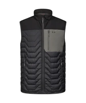 Engel Entire gewatteerd bodywarmer | Antracietgrijs/zwart