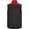 Engel Entire gewatteerd bodywarmer | Antracietgrijs/rood