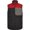 Engel Entire gewatteerd bodywarmer | Antracietgrijs/rood