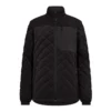 Engel Entire gewatteerd fleecejack dames | Zwart