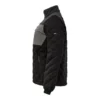 Engel Entire gewatteerd fleecejack dames | Zwart/antracietgrijs