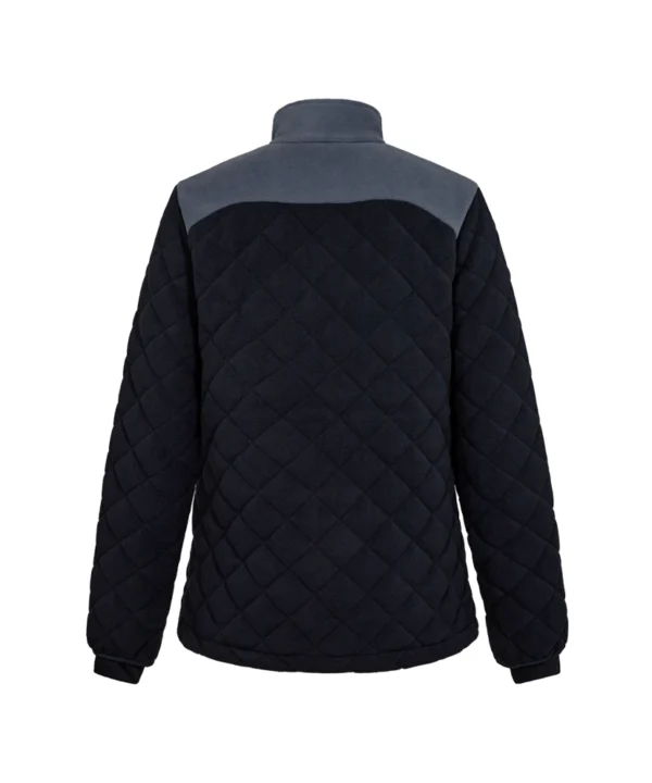 Engel Entire gewatteerd fleecejack dames | Donker blauw