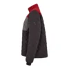 Engel Entire gewatteerd fleecejack dames | Antracietgrijs/rood