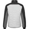 Engel Entire gewatteerd jack | Off white/antraciet grijs