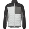 Engel Entire gewatteerd jack | Off white/antraciet grijs