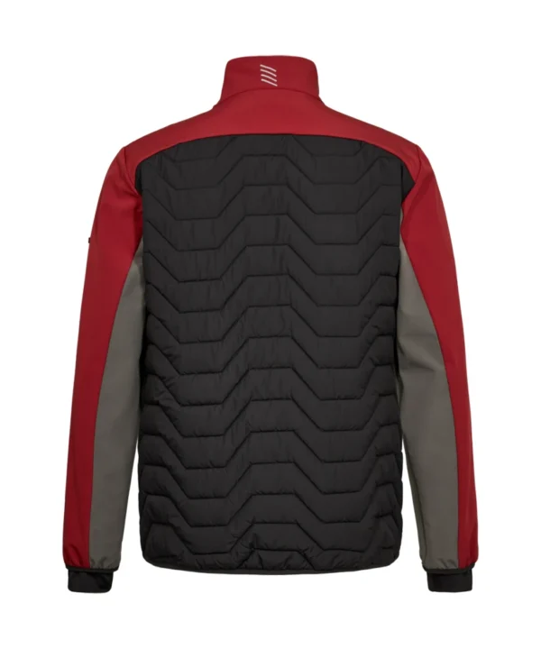 Engel Entire gewatteerd jack | Antracietgrijs/rood