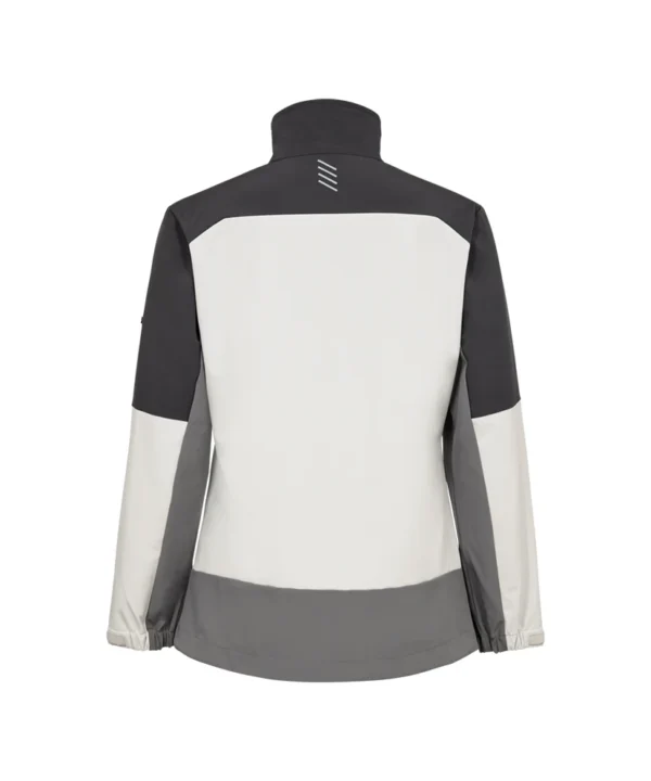 Engel Entire softshell jack Dames 30179 achter Engel Entire softshell jack Dames | Off white/antraciet grijs