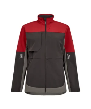 Engel Entire softshell jack Dames 7921 voor Engel Entire softshell jack Dames | Antracietgrijs/rood