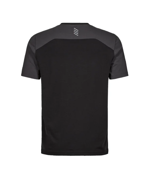 Engel Entire T-shirt | Zwart/antracietgrijs
