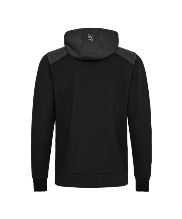 Engel Entire vest met capuchon 2079 achter Engel Entire vest met capuchon | Zwart/antracietgrijs